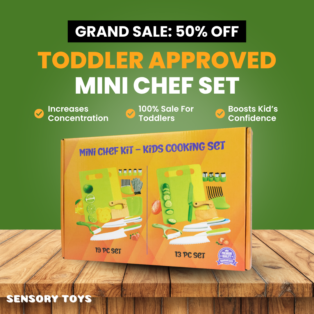Mini Chef Set - Kids 13 Pc Cooking Set